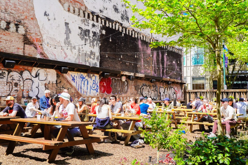 beer garden seasonal opening