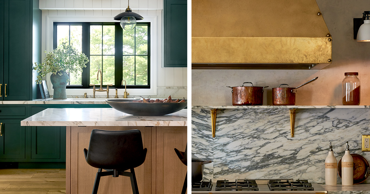 Moody Hues Define These 3 Philly Kitchens