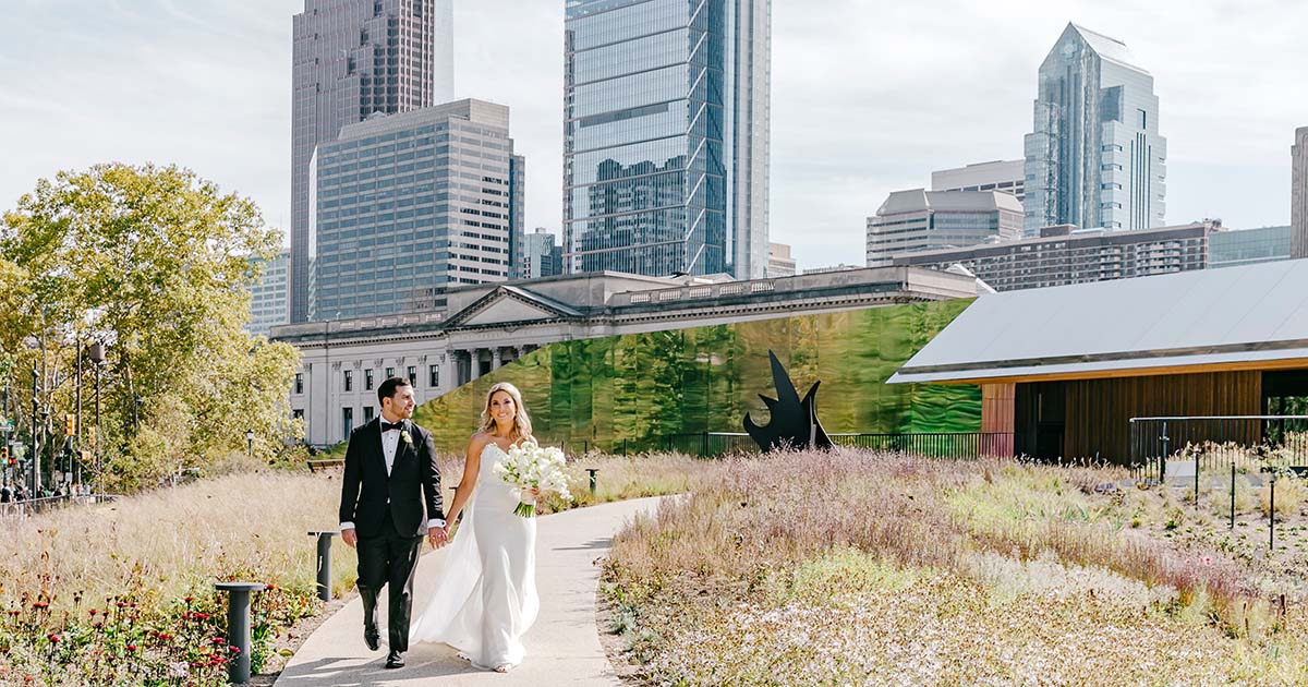 Calder Gardens Was the Backdrop for This Stunning First Look
