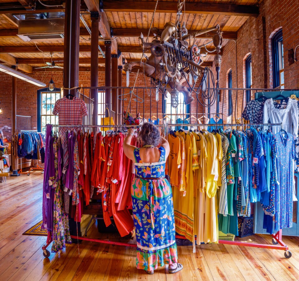 vintage shopping