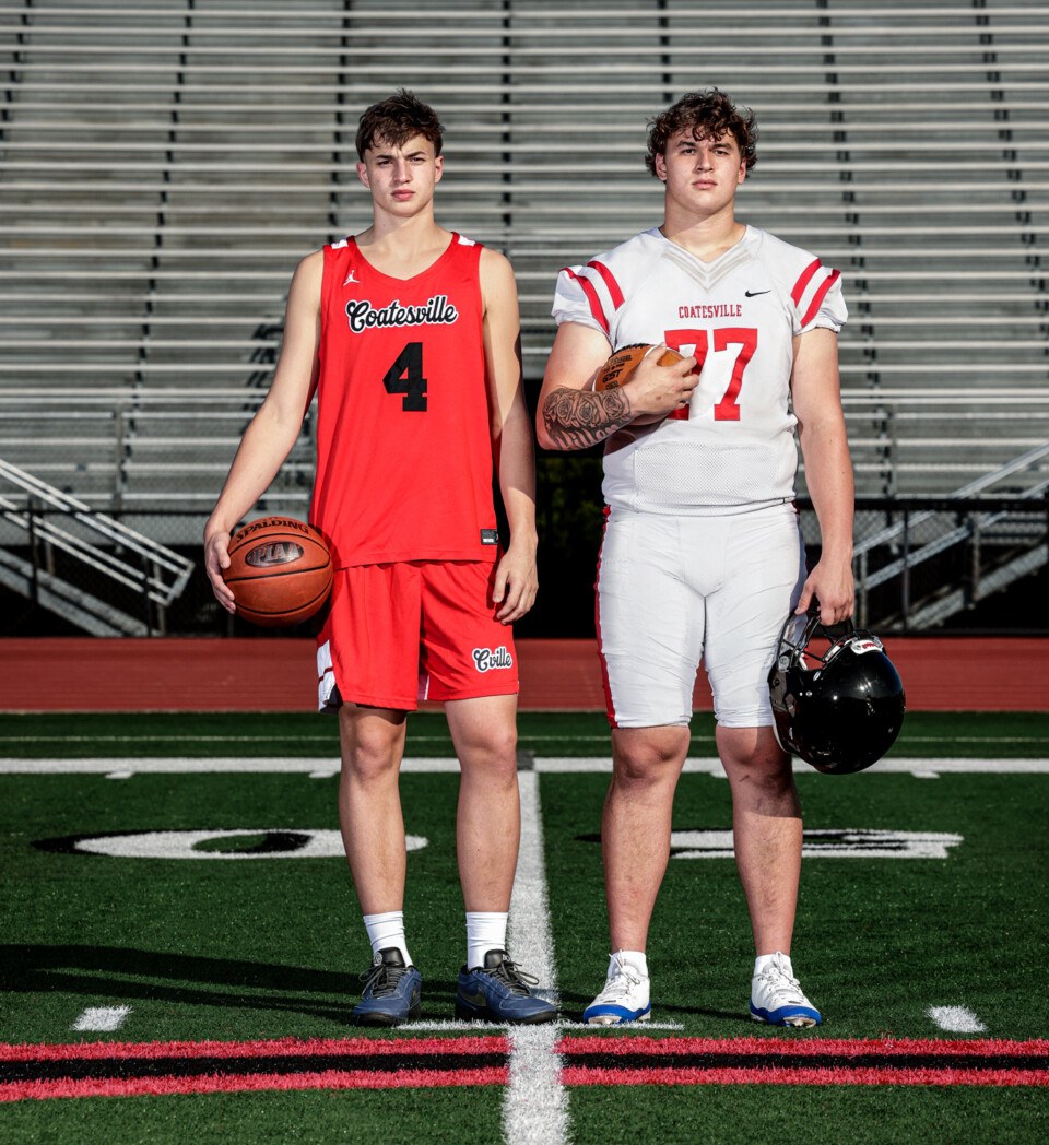 coatesville high school football Colton and Max Hiller