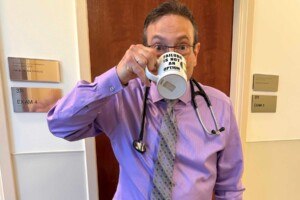 Dr. Mike talks about the study that says that drinking five cups of coffee a day can be good for you