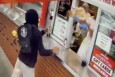 A customer throws a cheesesteak at a longtime Pat's Steaks employee in Philadelphia